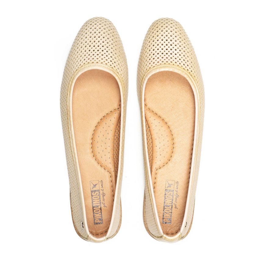 Women's Pikolinos ALMERIA Ballet Flats Cream | NZ A0Q2831